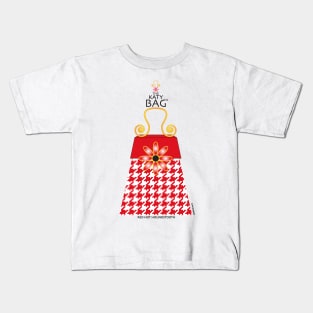 The Katy Bag / Red Hot Houndstooth Kids T-Shirt